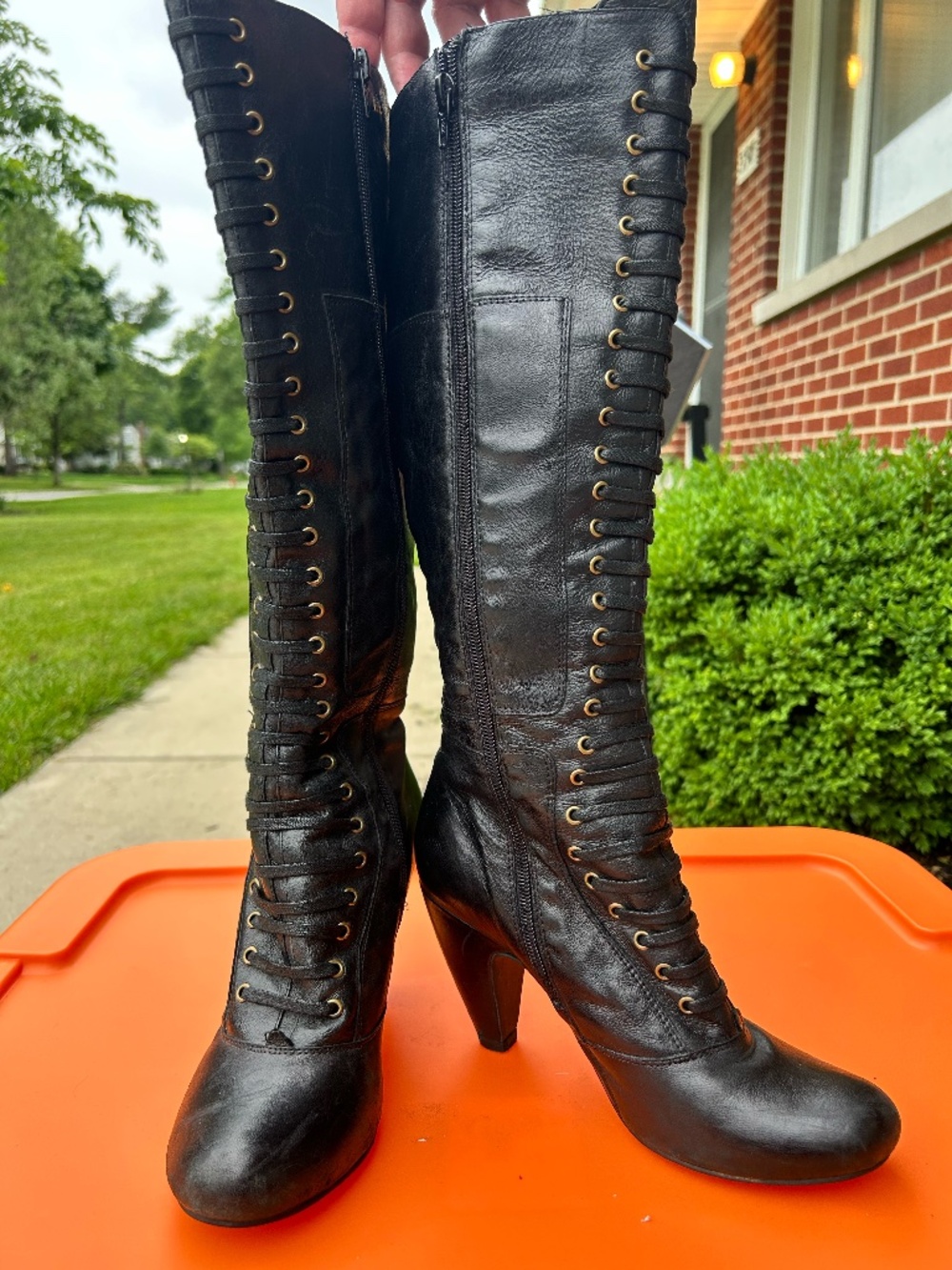 Vintage Miz Mooz Knee High Leather Boots